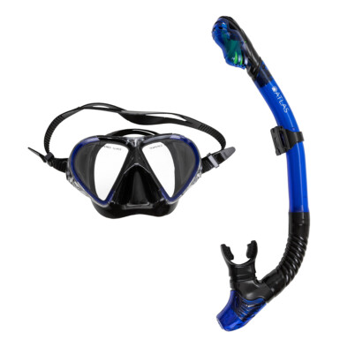 Kit Máscara e Snorkel Atlas Bahamas